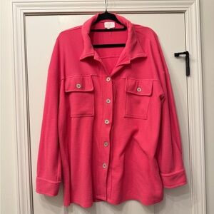 Entro Pink Button Down Shirt